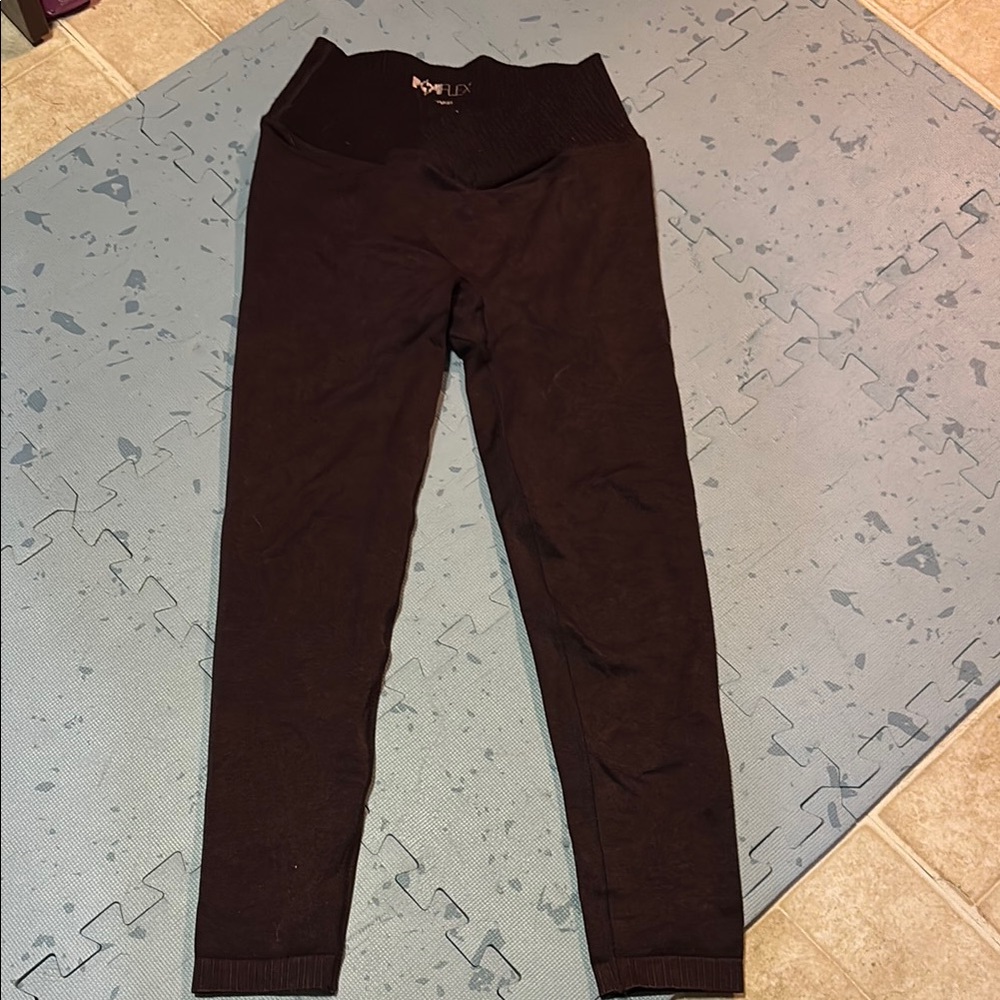 Popflex seamless leggings brown